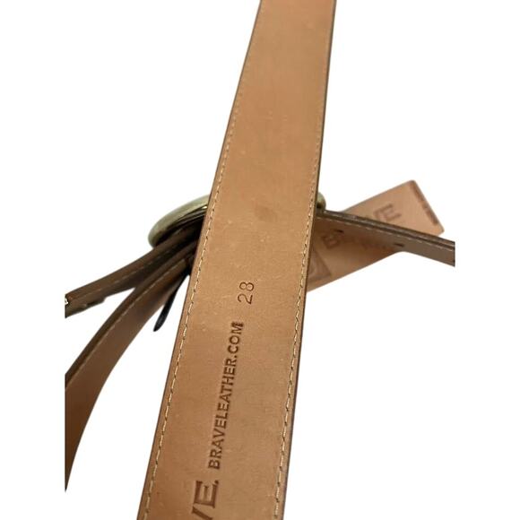 NWT! Brave Eziz Nappa Leather Italy Belt SIZE-28‎ main image 5